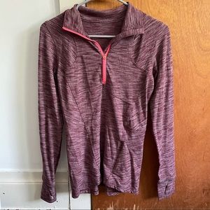 EUC purple lululemon half zip 💜💓